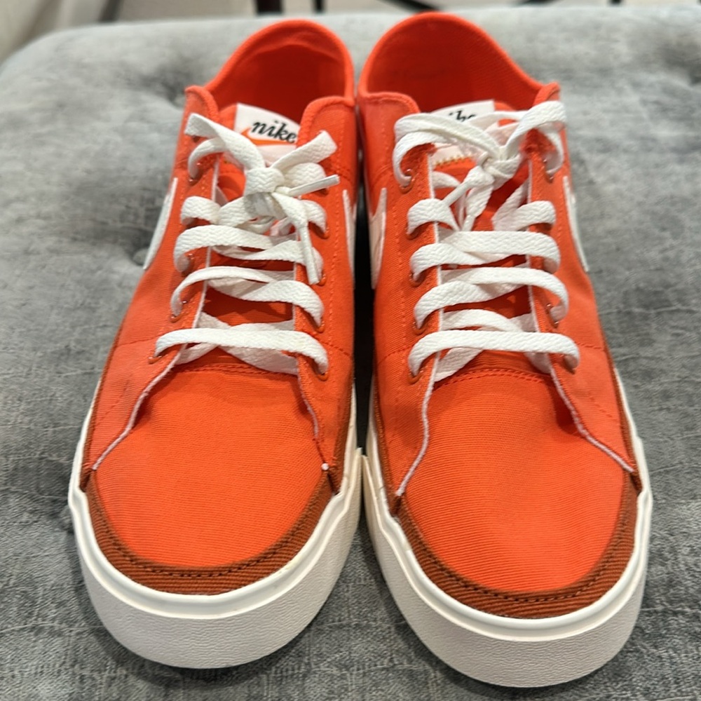 Nike Court Legacy Orange Sneakers - Picture 3 of 5